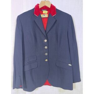Alessandro Albanese Equestrian Show Coat Jacket Made in Italy Women's 42 US 10